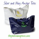 Personalized Canvas Anchor Tote In 4 Colors