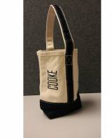 Monogrammed Canvas Wine Tote Carrier 