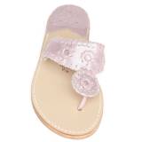 Pink Glitz Patent Leather Palm Beach Sandals
