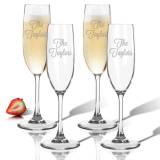 Personalized Champagne Flutes Set Of Four