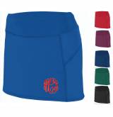 Monogrammed Laides Fitted Tennis Skirt