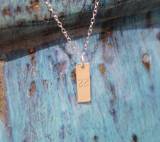 Mini Vertical Bar Necklace