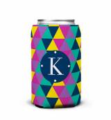 Personalized Can Koozie In Acute Print