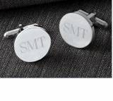 Personalized Cufflinks Men s Silver  . . . 