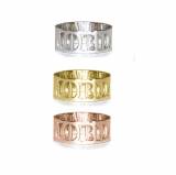  Cut-Out Name Ring 7mm