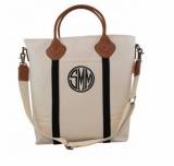 Monogrammed Flight Bag In Black Trim 