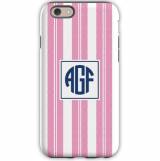 Personalized Phone Case In Vineyard Stripe 