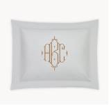 Nocturne Hemstitch Sham Standard Monogrammed