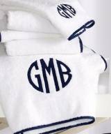 Matouk Cairo Bath Towel Straight Edge  . . . 