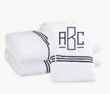 Matouk Bel Tempo Wash Cloth Monogrammed