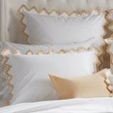 Aziza Sheet Flat King Monogrammed