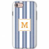 Personalized Phone Case Vineyard Stripe Navy