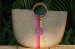 Queen Bea Monogrammed Extra Large Half Moon Beach Basket