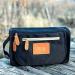 Boulevard Jesse Black Nylon Dopp Kit Monogrammed