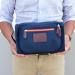 Boulevard Jesse Navy Nylon Dopp Kit Monogrammed