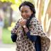 Monogrammed Leopard Print Kennedy Shawl