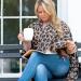 Monogrammed Leopard Print Kennedy Shawl