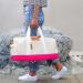 Boulevard Canvas Dakota Duffel Bag In Pink