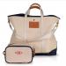 Boulevard Monogrammed Canvas Avery Jumbo Tote