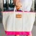 Boulevard Avery Jumbo Canvas Tote Monogrammed