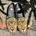 By Paige Big Cat Ladies Needlepoint Loafers