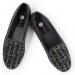 By Paige Navy Tweed Ladies Needlepoint Loafers