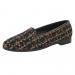 By Paige Navy Tweed Ladies Needlepoint Loafers