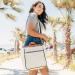 Boulevard Parker Canvas Tote And Kris Crossbody Paris Stripe Strap