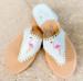 Palm Beach Sandals Flamingo On White