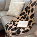 Monogrammed Leopard Wild Side Plush Blanket