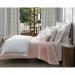 Matouk Aries Bedding Collection In Coral With Lowell In Pink And Gemma In Blush