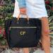 Boulevard Codie Black Nylon Tote Monogrammed