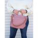 Boulevard Joey Personalized Mauve Tote