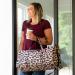Monogrammed Leopard Duffel Bag