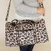 Monogrammed Leopard Duffel Bag