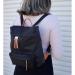 Boulevard Hailey Backpack In Black Or Mauve