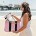 Boulevard Kylie Monogrammed Tote In Pink