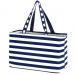 Monogrammed Navy Stripe Ultimate Tote