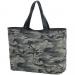 Monogrammed Black Camo Ally Tote 