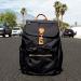  Boulevard Jo Black Laptop Backpack Monogrammed