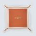 Boulevard Andy Canvas And Leather Valet Tray Monogrammed