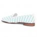 Needlepoint Aqua Herringbone By Paige Ladies Loafers