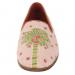 Needlepoint Preppy Palm On Pink By Paige Ladies Loafers