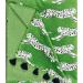 Matouk Leaping Leopard Grass Green Cotton Beach Towel