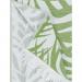 Matouk Zebra Palm Grass Green Cotton Beach Towel