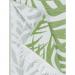 Matouk Zebra Palm Grass Green Cotton Beach Towel
