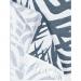 Matouk Zebra Palm Navy Blue Cotton Beach Towel