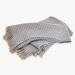 Matouk Cleo Cashmere Basketweave Throw In Cloud