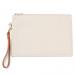 Boulevard Lisa Canvas Clutch Monogrammed
