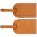 Boulevard Lenny Italian Leather Luggage Tag Monogrammed